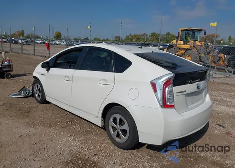 2013 Toyota Prius Two из США, поврежденный, VIN JTDKN3DU7D5603934